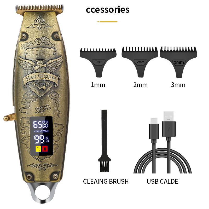 

Популярная металлическая ретро электрическая машинка для стрижки волос парикмахерская и домашняя машинка для стрижки волос с градиентом домашняя аккумуляторная машинка для стрижки волос парикмахерские инструменты bat