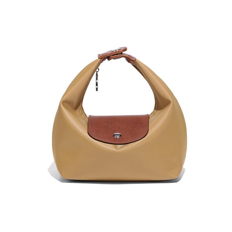 Neue wasserdichte Lunchbox-Tasche aus Polyester, modisch und lässig, handgehaltene Tofu-Tasche, vielseitige Textur, Damen-Tasche mit einfacher Schulter und diagonalem Kreuz