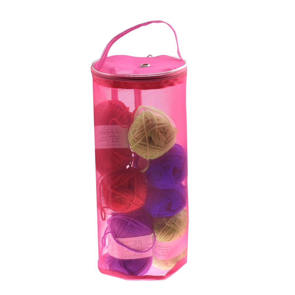 

Large Storage Knitting Yarn Organizer Tote Bag For Wool Lightweight Home Travel Use Knitting Holder Storage Bag