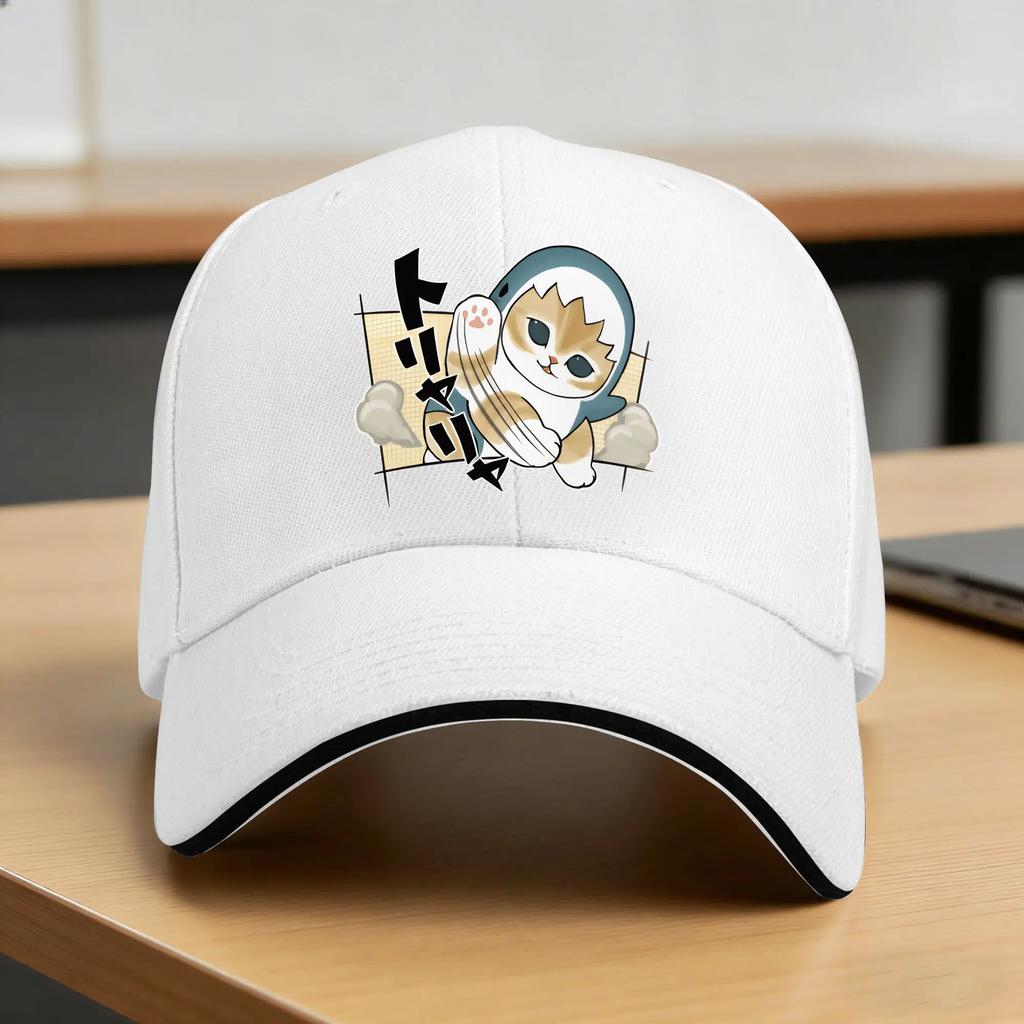 Summer Casual Baseball Cap Sharks And Kittens Hunting Camping Hip Hop Hats For UnisexTeens Adjustable Yk Retro Baseball Caps