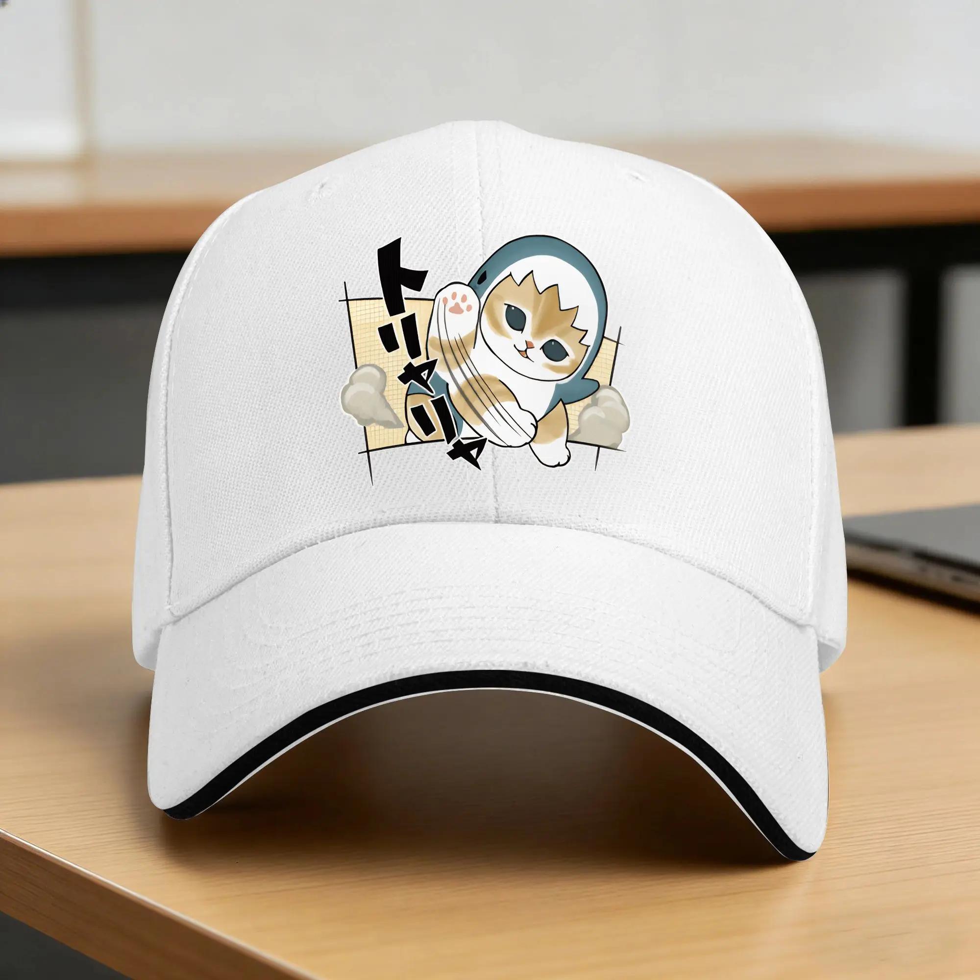 Sharks And Kittens Baseball Cap Yk Cool Trucker Hat Summer Unisex Adult Kpop Rock Baseball Caps One Size