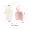 Simple Style Art Family Candle Mould Home Decoration Father Mother Children Wax Plaster Statue Making Tool Silicone Mold