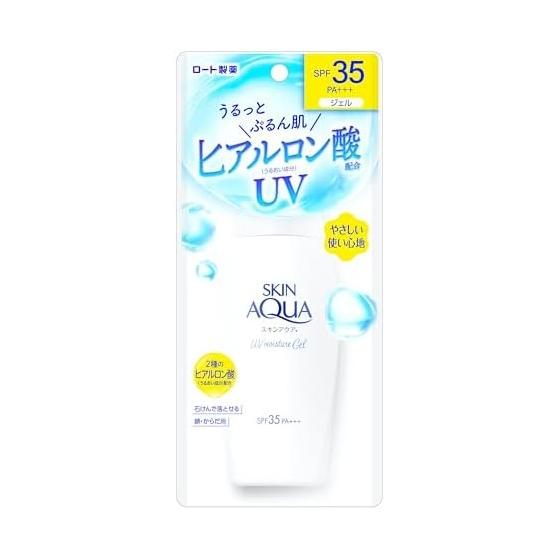 SKIN AQUA Увлажняющий УФ-гель 110 г (УФ-защита с гиалуроновой кислотой, подходит для кожи, SPF35 PA+++)