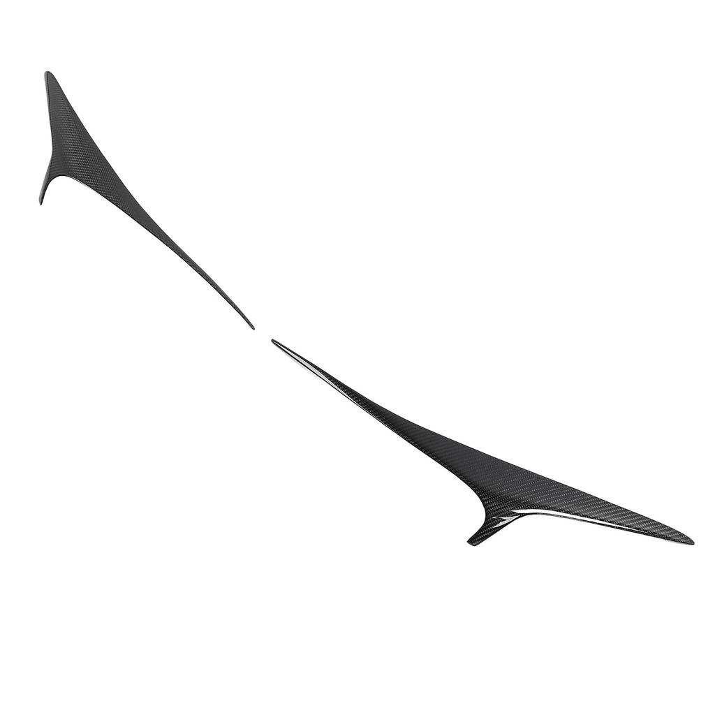 Car Front Headlight Eyebrow Cover Long Lasting Perfect Fit Headlamp Decoration Sticker Carbon Fiber for Kia Stinger 2018 To 2025