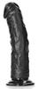 Little Curved ReakRock Dildo 15.5 X 3.7 Cm Black - Real Rock Ultra Skin - Black Dildos