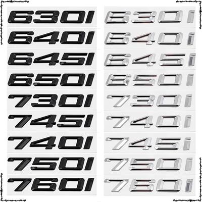 3D Für BMW E63 E64 E66 E67 F12 F13 640i 645i 650i 730i 740i 745i 750i 760i Auto Heck Buchstaben Emblem Kofferraum Logo Aufkleber Decal