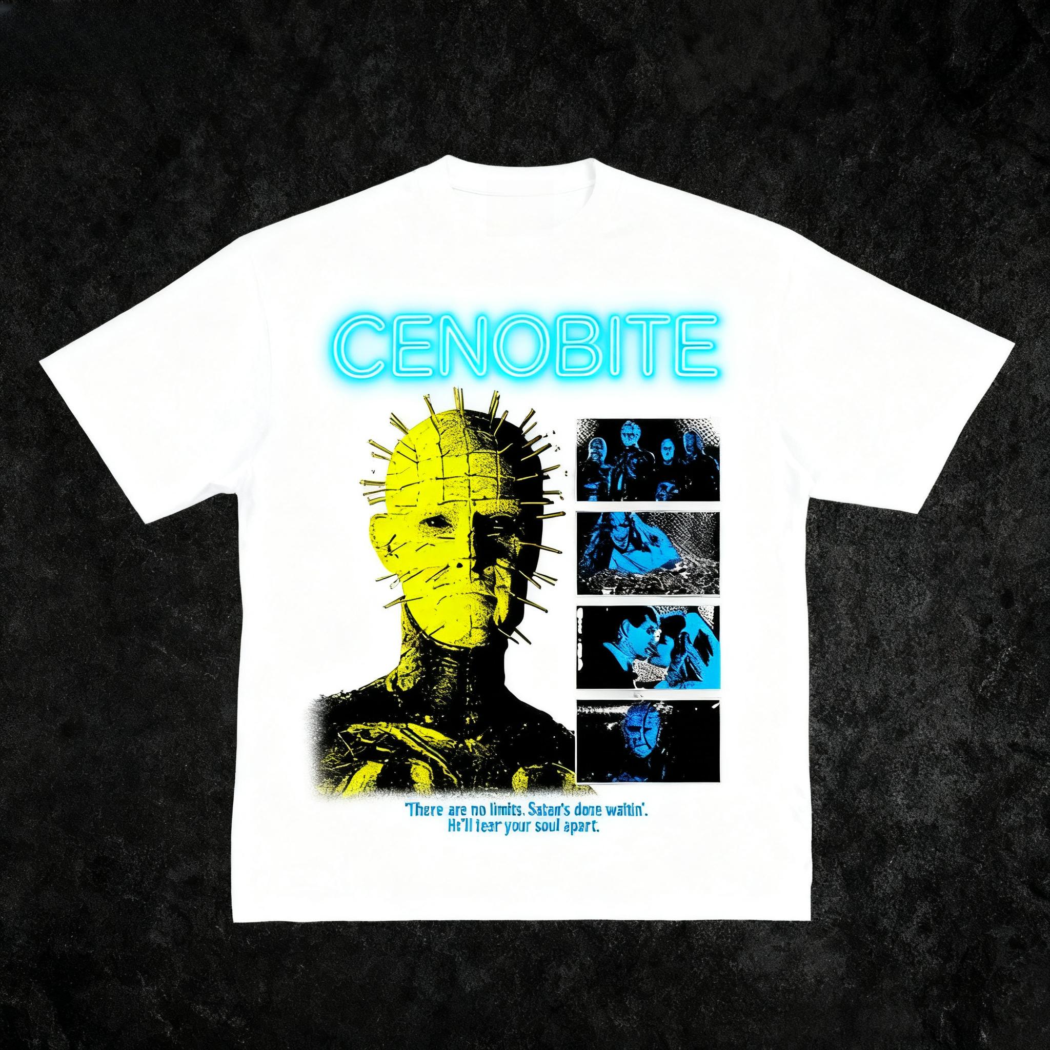 

2025 Autumn Heavy High Street Design Nail Head Horror Printing T-shirt Men s and Women s Pure Cotton Casual Versatile T-shirt S