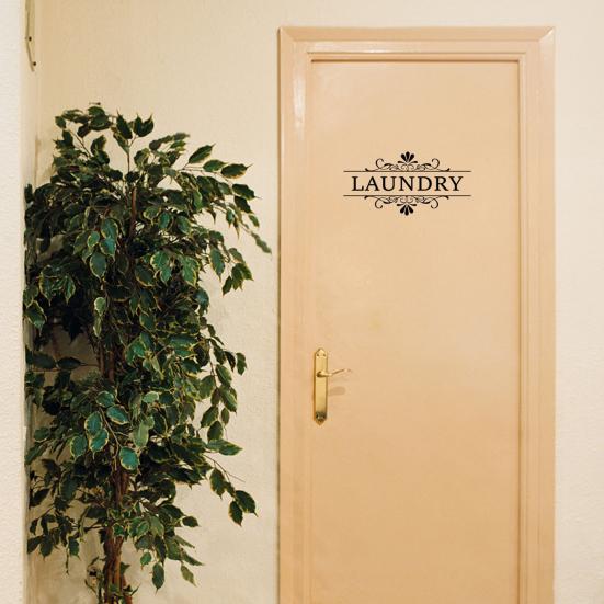 Autocolant pentru ușă DIY detașabil fără semn la stânga Autoadeziv mare lipiciune anti-alunecare impermeabilă toaletă toaletă baie ușă autocolant