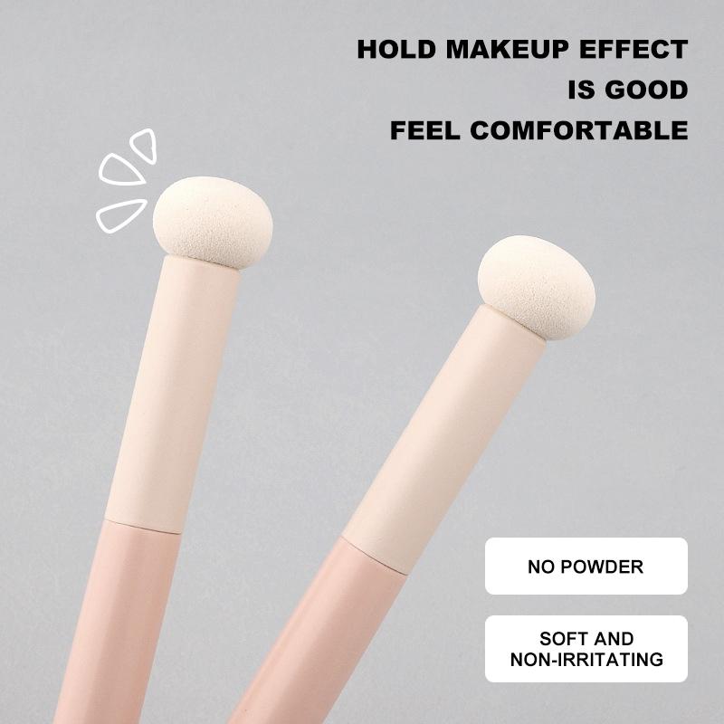 1/3/5PCS Professional Mushroom Head Shape Concealer Brush Lip Brush Round Sponge Makeup Brush For Travel Daily Beauty Tools