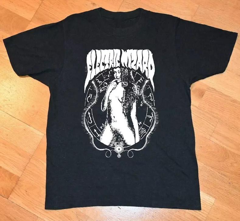 Футболка с группой Electric Wizard, Футболка с рок-музыкой, Футболка Electric Wizard Uncle Acid, Унисекс Футболка XL