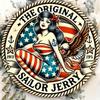 Sailor Jerry Vintage Metal Tin Sign 8x8 Inch Retro Wall Art Home Bar Kitchen Decor Man Cave