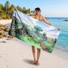 Large Beach TowelTerraria Soft Absorbent Towel Beach Bath Home Use
