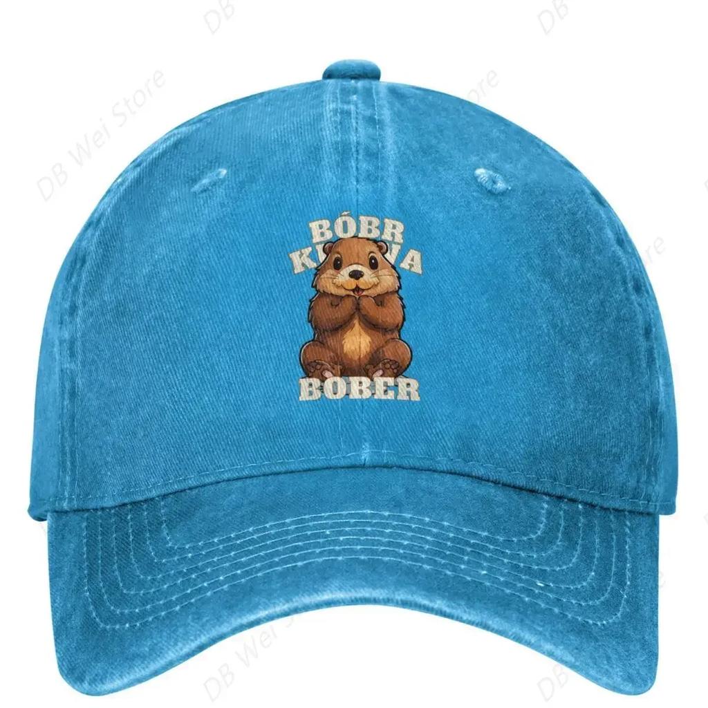 Bobr Kurwa Bober Bobr Meme Baseballová čepice Venkovní Posilovna Vysoká Kvalita Trucker Táta Klobouk Dámské Pánské Móda Sluneční Baseballové Čepice