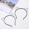 Cute Kawaii Rhinestone Little Devil Cat Ear Headband Hair Clip