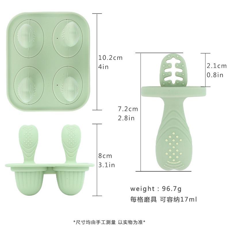 BPA-Free Silicone Ice Cream & Breast Milk Popsicle Mold DIY Homemade Ice Cream Mold Kitchen Gadget