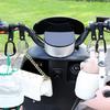 Lockable Handlebar Hook with Carabiner Multifunctional Hanging Strap for Electric Bike Scooter Motorcycle Storage Use