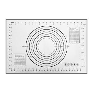 Silicone Baking Mat With Scale Rolling Dough Pad Kneading Dough Mat Non Stick Pastry Oven Liner Bakeware
