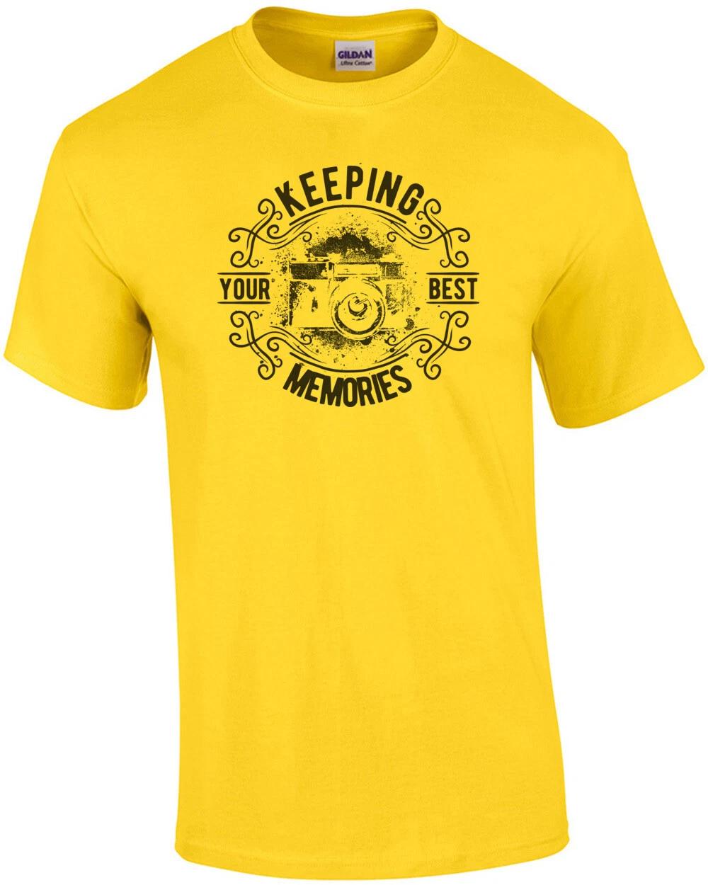 Keeping Your Best Memories Retro Photography T-Shirt S