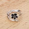 Trendy Style Stylish Jewelry Retro Retro Flower Opening Rings For Women Gathering Party Event Bijoux Anillos Jz431Fashion Jewelry