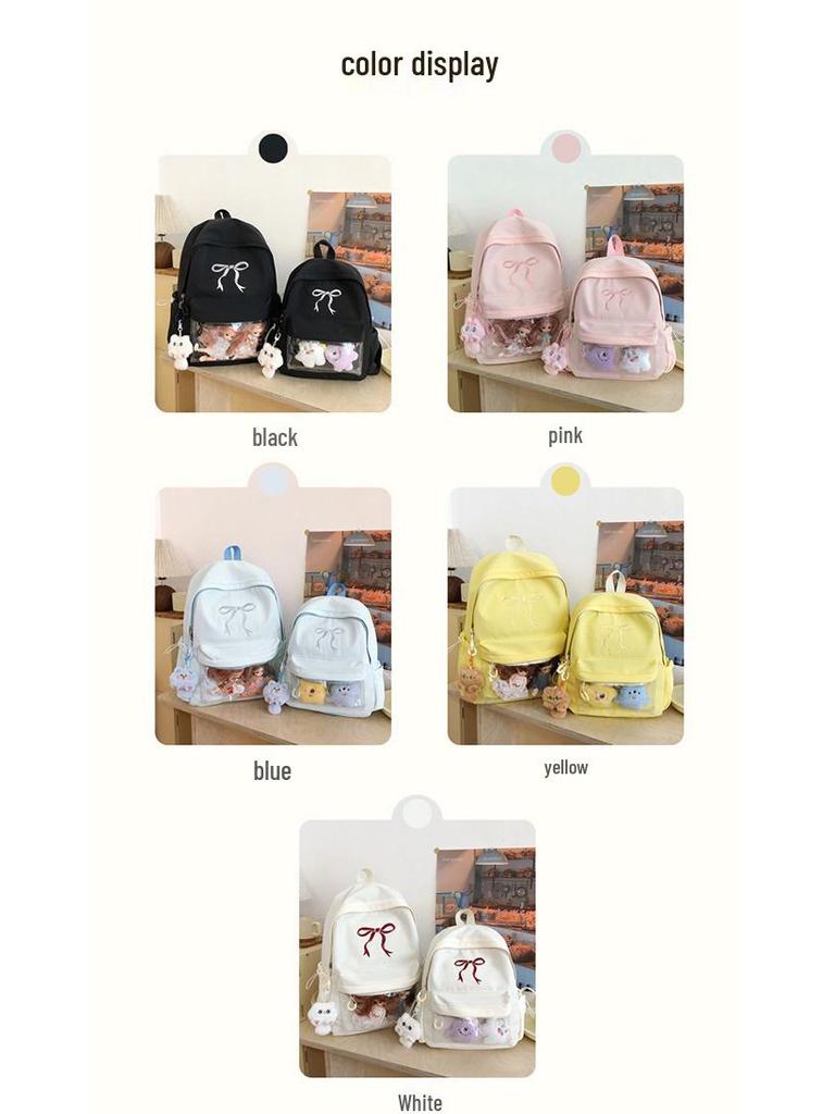 2025 Summer Japanese-Style Ita Bag for Girls - Large Capacity Backpack for Grades 4-12, with Laptop Compartment