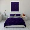 Purple Regal Pattern Design Bedding Duvet Cover Set Duvet Cover Pillowcases  (1*Duvet Cover 2*Pillowcases, without duvet insert)