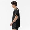 Volleyball wear BASIC short-sleeved training top V2MEB530 Unisex Black x Gold L