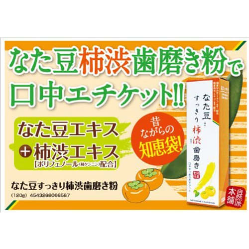 Natamame Refreshing Persimmon Tannin Toothpaste 120g