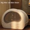 Closed Deodorant Cat Litter Box Pet Sand Box Space Capsule Modeling Sand Box Cat Drawer Design Toilet Cat Cleaning Supplies