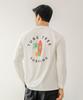 Tyubeuteuli Surfing Men'S Loose Fit Long Sleeve Rash Guard A607 Ivory