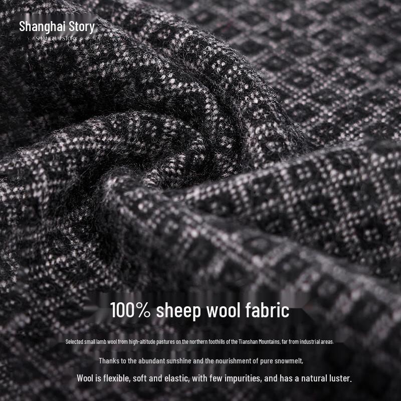 Shanghai Story 100% Wool Scarf & Shawl