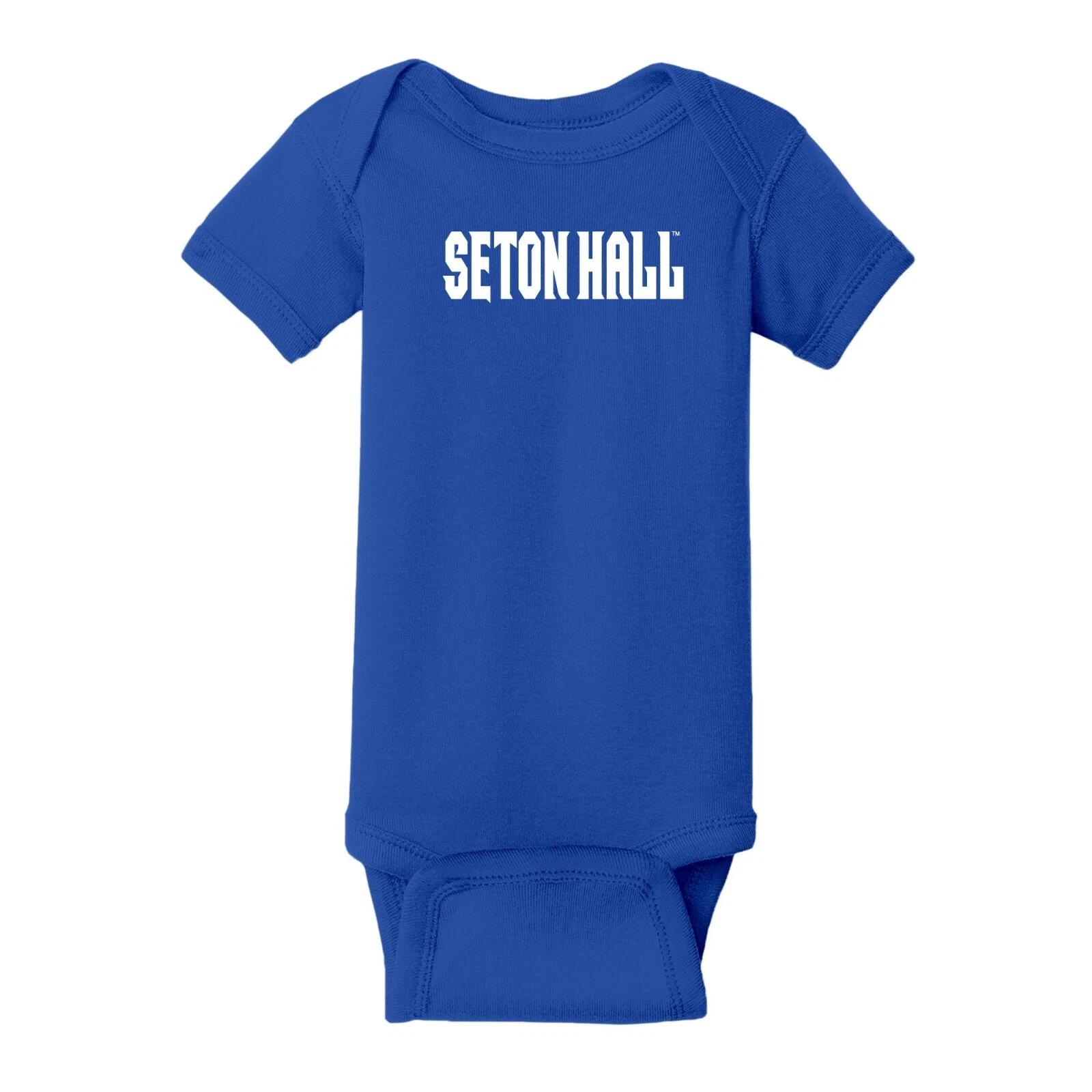 Seton Hall Pirates Basic Block Infant Creeper - Royal XL
