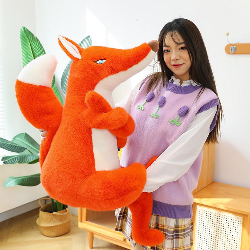 Series Big Confidence Bad Wolf Fox Crocodile Plush Toy Cartoon Animal Doll Gifts