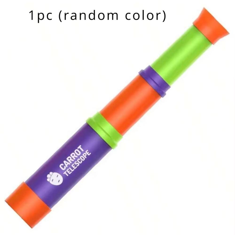 

Radish Telescope 8X Telescope Retractable Monocular 3-Section Length Free Adjustment Carrot Telescope Gifts For Kids Boys Girls