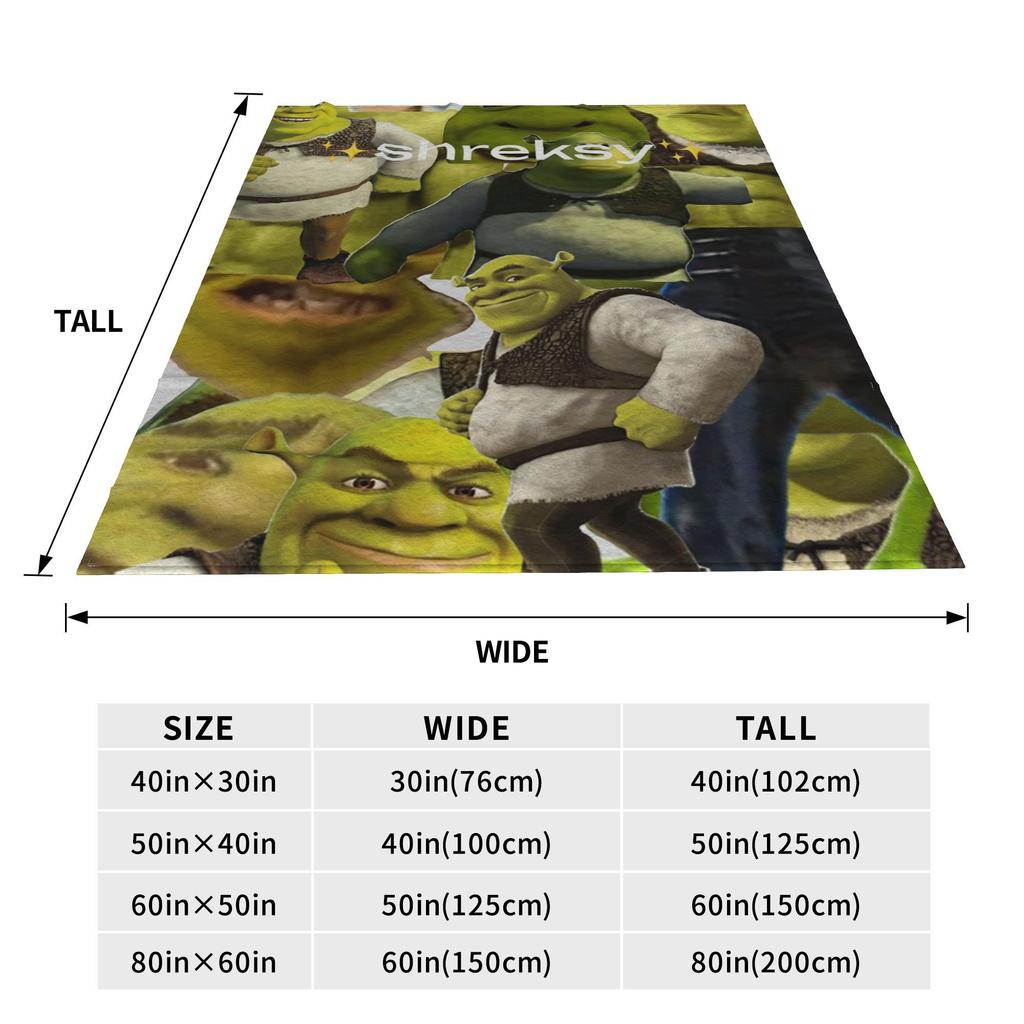 Coperta Ponderata in Flanella Elegante S-Shreks Calde Coperte in Peluche Morbido Copriletto per Letto Soggiorno Casa Picnic Divano