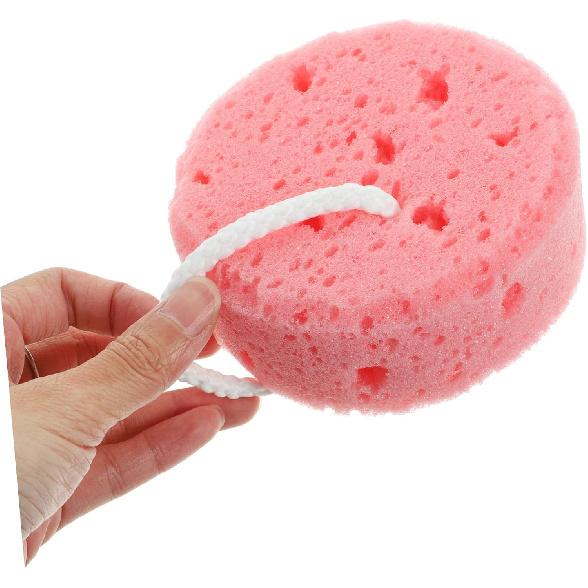 

FRCOLOR 3 шт. Губки для душа скраберы пена для ванны очищающий отшелушивающий скрабер для детей и взрослых мягкая щадящая кожу люфа для спины сотовая для ванной