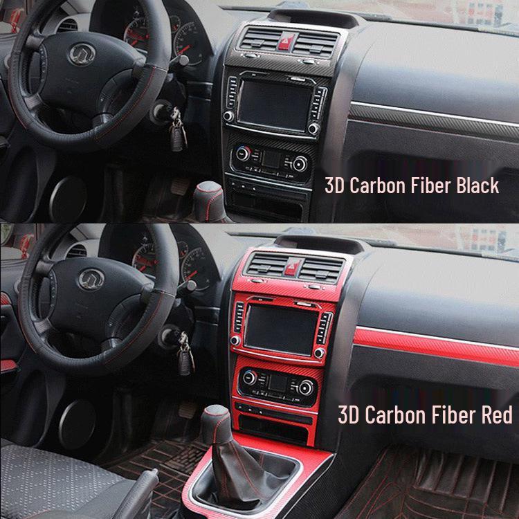 Haval H5 (2013-2018) Nálepky na vnútorné lišty z uhlíkových vlákien pre konzolu a radiacu páku