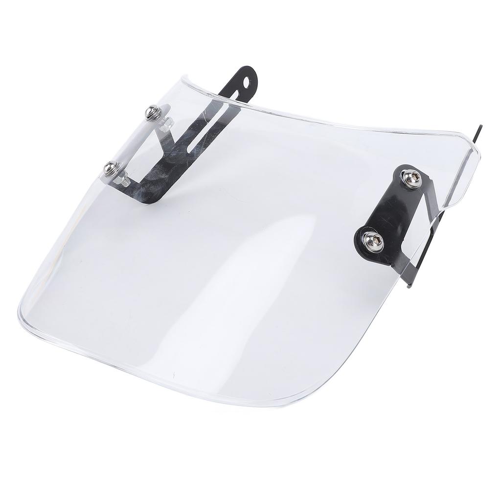 Motorcycle Front Windshield Unbreakable PMMA Panel Front Wind Deflector with Mount Bracket for Scrambler 400X 2023 2024