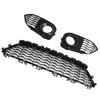 Kit de Parrilla Inferior del Parachoques Delantero y Cubiertas de Luces Antiniebla 51118060284 para Serie 1 F20 F21 LCI M Sports 2015 2019
