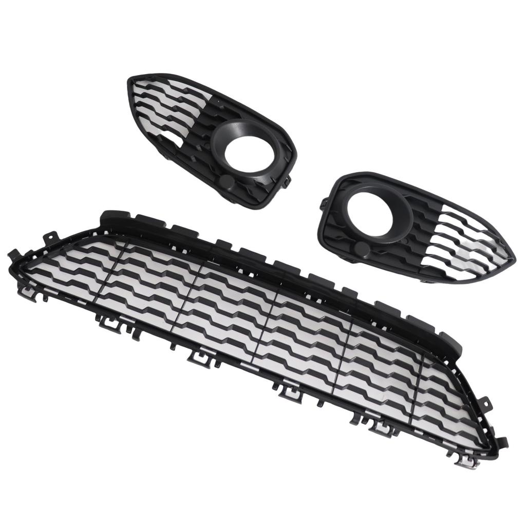 Kit de Parrilla Inferior del Parachoques Delantero y Cubiertas de Luces Antiniebla 51118060284 para Serie 1 F20 F21 LCI M Sports 2015 2019
