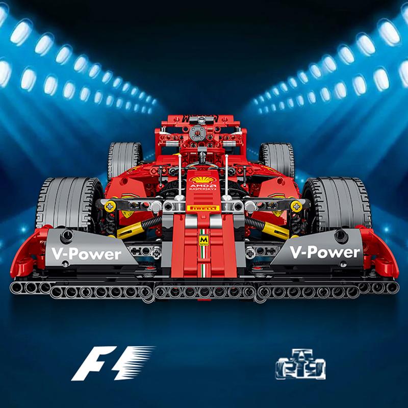Technical McLarens F1 Formula 1 Supercar Race Car Model Buiding Kit Blocks Bricks Assemble Toys for Kids Boys Birthday Gifts Set