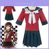 Authentisches Danganronpa Harukawa Maki Schuluniform Cosplay Kostüm Jacke Rock Set Outfit Für Damen
