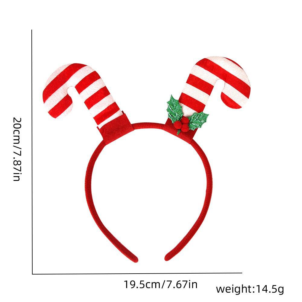 Elf Hat Christmas Headband - Festive Headwear for Kids & Adults, Party Supplies with Santa Claus Leg Design