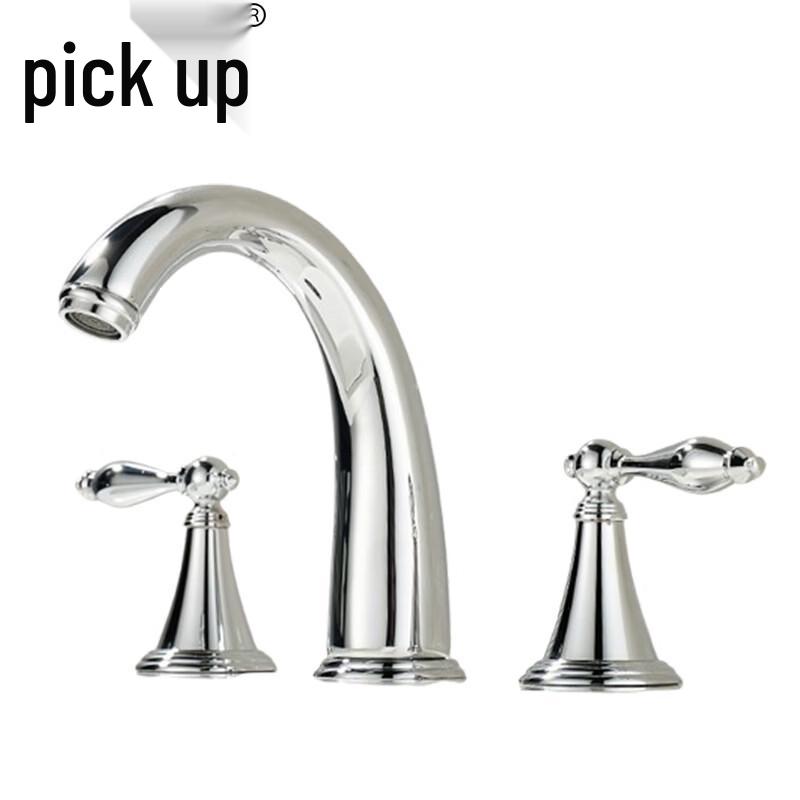 Zhuishi Household Bathroom Hot & Cold Brass Basin Faucet