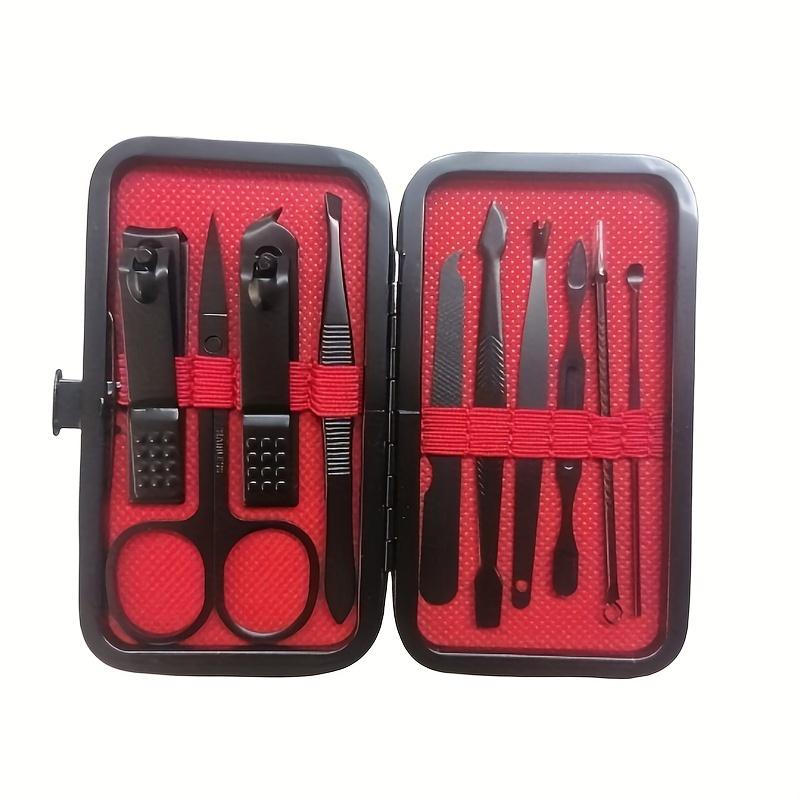 

Профессиональный набор из 10/24 черных маникюрных ножниц: супер острые и прочные кусачки для ногтей для мужчин и женщин — без масла, без батареек, без лака для ногтей