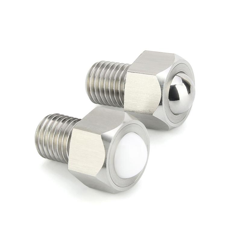 Stainless Steel/POM Ball Stainless Steel Hex Head Conveyor Ball Rollers Bolts