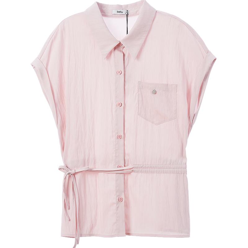 Betu Women s Lyocell Blend Short-Sleeve Shirt S