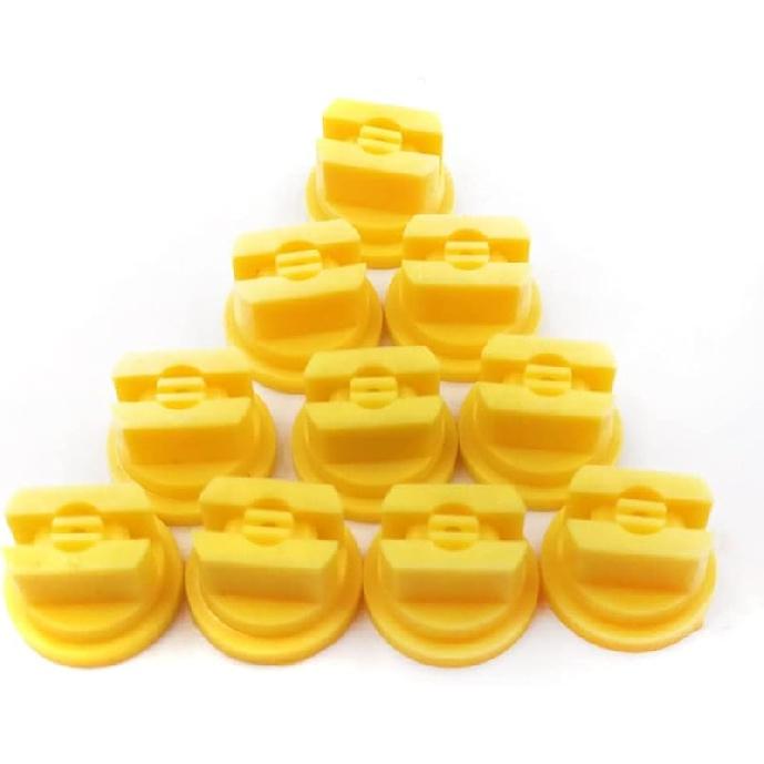 10 PCS Flat Fan Spray Nozzles Compatible with TP Teejet Compatible Plastic Tips Compatible with Boom Sprayer Farming-Related Irrigation and Cleaning