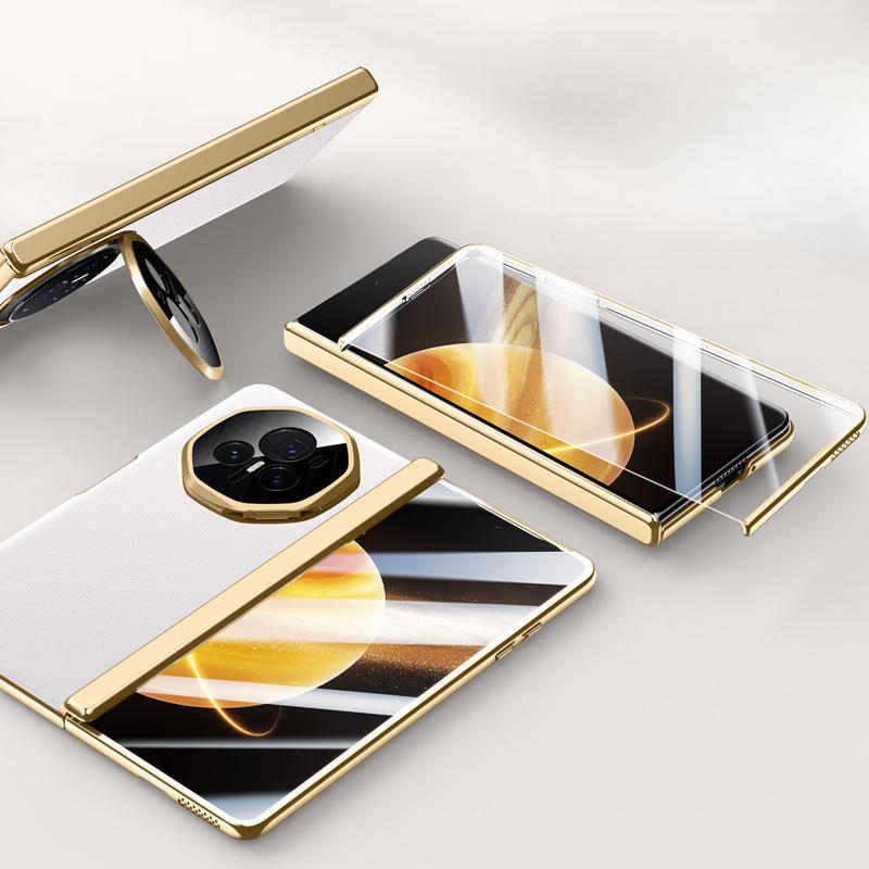 

Защитная пленка для бизнеса, интегрированная в чехол для мобильного телефона Honor MagicV3, складной, противоударный, с подставкой для объектива, 3-го поколения, гальванизированный кожаный чехол Honor Magic V3