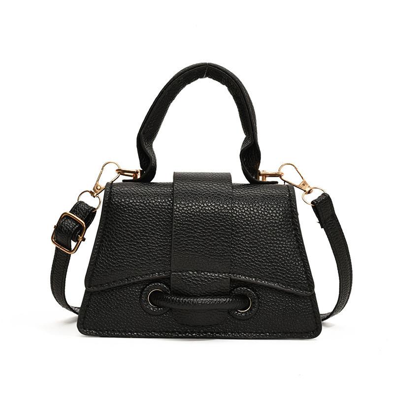 Stylish Mini Handbag For Fall 2024 Featuring Vintage Square Design And Pu Material