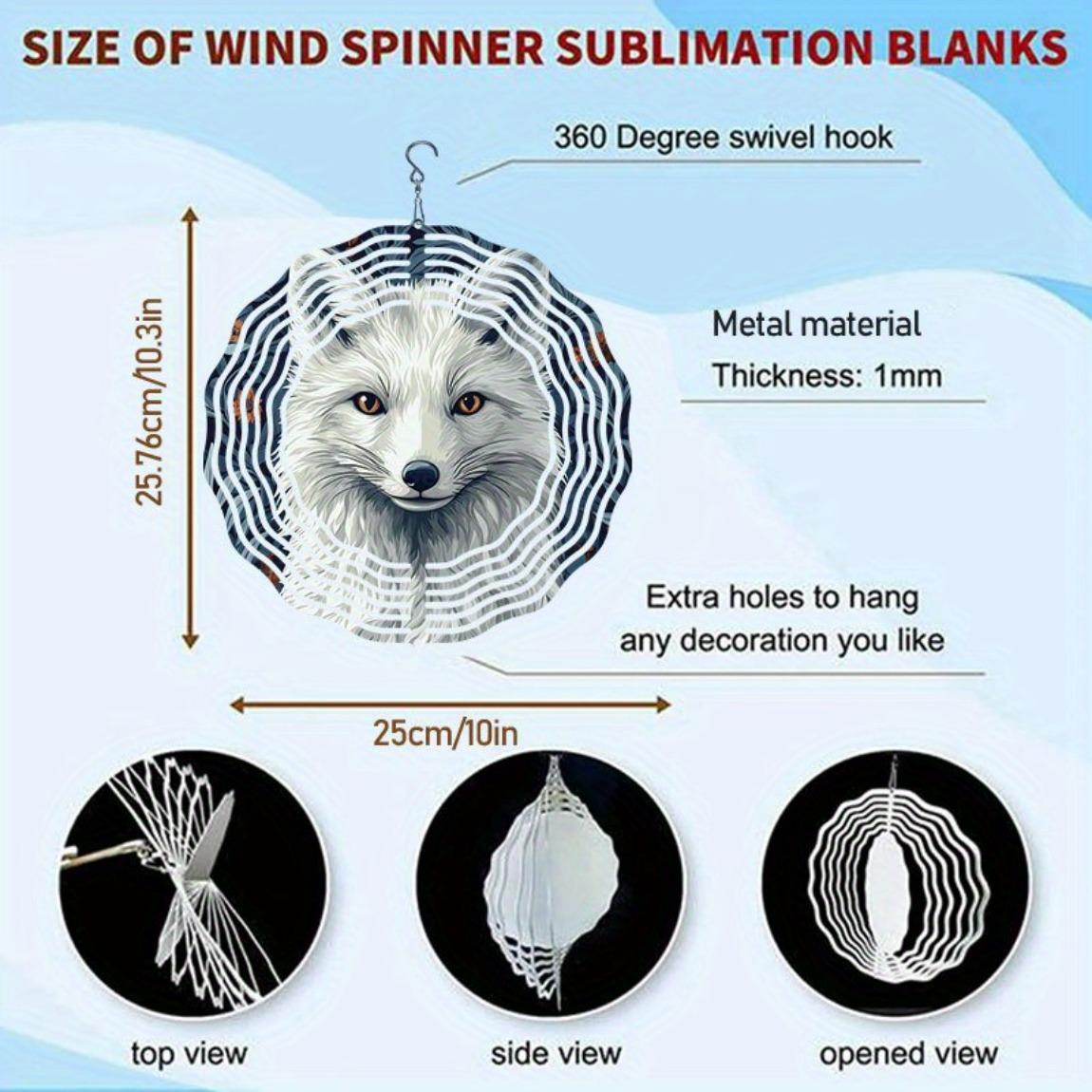 

Классический садовый металлический вращающийся ветряной колокольчик в виде белого лиса, устойчивый к погодным условиям, уличный подвесной декор с успокаивающим звуком, идеальный подарок на Рождество